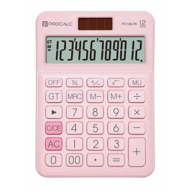 Imagem de Calculadora De Mesa Procalc 12 Dígitos Pc108-Pk