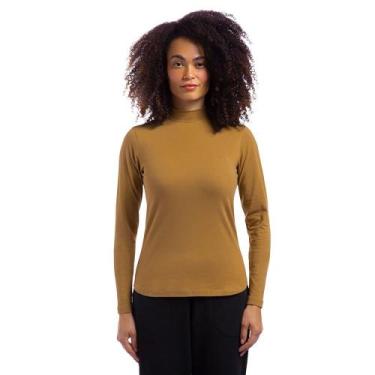 Imagem de Camiseta Manga Longa Comfy Olympikus Feminina, Marrom, P