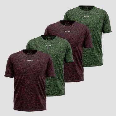 Imagem de Kit 4 Camisetas Dry Alpha Co Masculina-Masculino