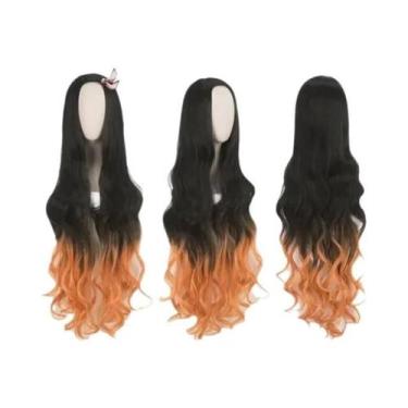 Imagem de Fantasia De Cosplay Kamado Nezuko Do Anime Kimetsu No Yaiba, Kimono, P