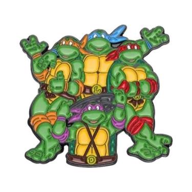 Imagem de Pin De Esmalte Tartarugas Ninja Personalizado Engraçado De Animal Para
