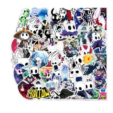 Imagem de Adesivos Hollows Knights Anime 50 peças de PVC impermeável - yiweisai