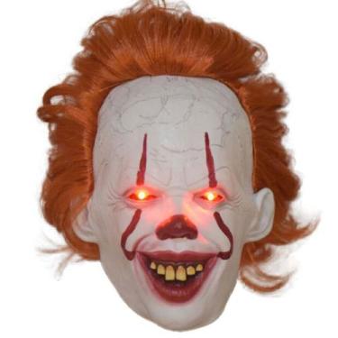 Imagem de Máscara de cosplay Luminous Pennywises Halloween Carnival Latex - yiwe