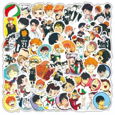 Imagem de Adesivos de vinil impermeável Haikyuus Anime, 50 unidades/pacote - yiw