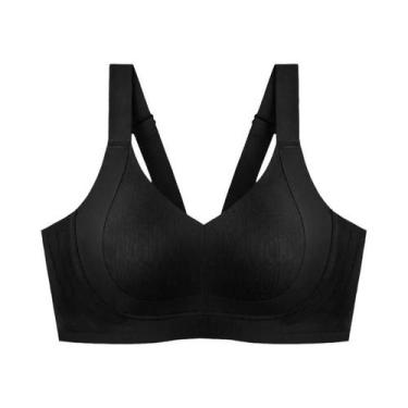 Imagem de Sutiã Sem Costura De Tamanho Grande Para Mulheres, Estilo Fino, Sem Fi