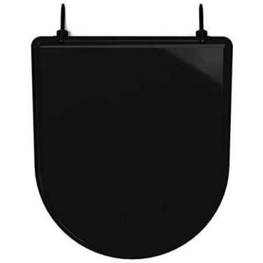 Imagem de Assento Vaso Sanitário Calypso Incepa Almofadado Preto Durin