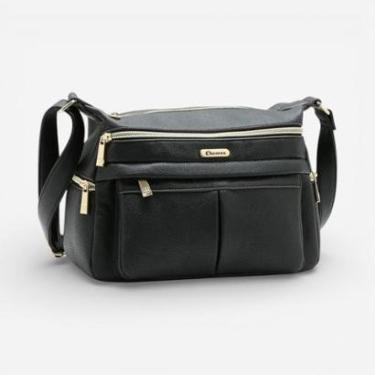 Imagem de Bolsa Feminina Chenson Transversal Preta-Feminino