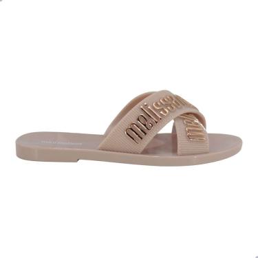 Imagem de Chinelo Mini Melissa M-Lover Slide Infantil Rosa Glitter
