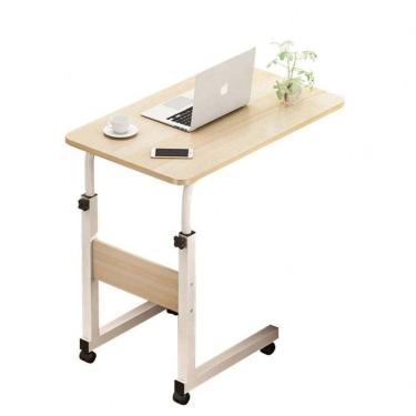 Imagem de Mesa Multiuso Notebook Com Rodas Altura Ajustavel Cafe Sofa Cama Computador Home Office
