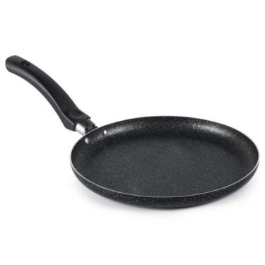Imagem de Frigideira Panquequeira Antiaderente 24cm Preto Nacional
