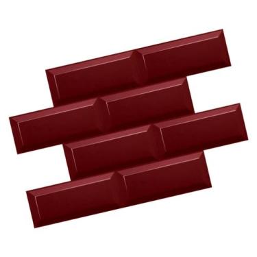 Imagem de Kit 10 Placas 3d Pvc Azulejo De Metrô CORES Brilho -1 M2 - WALLMAKE3D,
