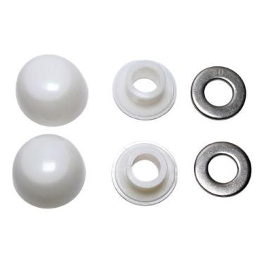 Imagem de Conjunto Acabamento Fixacao Bacia/Bide Suspenso Branco Gelo - SBS0117 