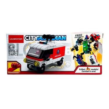 Imagem de Blocos de Montar City Guardian 74 pçs 8831-6 - Dorémi