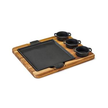 Imagem de Conjunto Chapa Petisco Quadrada - Panela Mineira