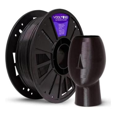 Imagem de Filamento Petg HF Preto 1kg Impressão Fabricação Nacional Vo - Congrat