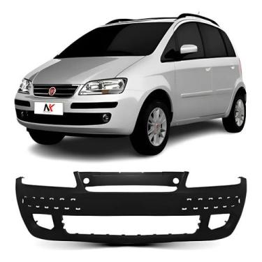 Imagem de Parachoque Dianteiro Idea 2005 2006 2007 2008 2009 2010 Preto - NK
