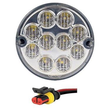 Imagem de KIT Lanterna Traseira Ônibus Caminhão Bugue 96mm 10 Led CR - SILO