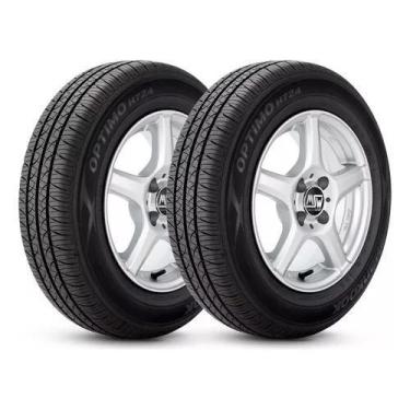 Imagem de Kit 2 Pneus 185/70R14 87T Hankook Optimo H724 Aro 14