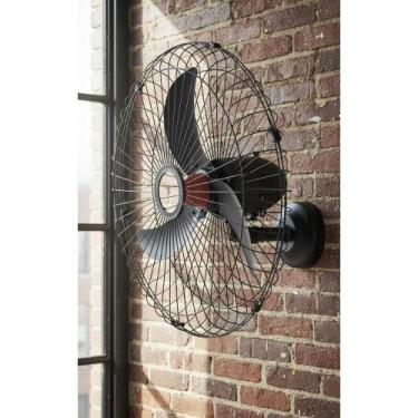 Imagem de Ventilador Parede 70cm Potente 10 Vel. Preto Econômico - Congratulatio