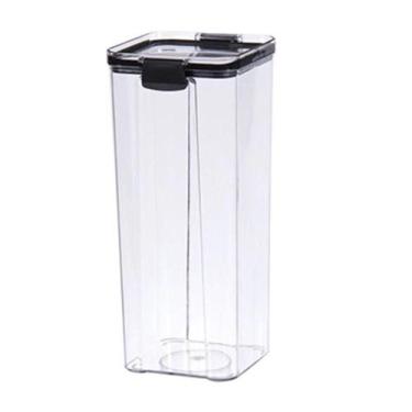 Imagem de Recipiente Plastico Transparente Pote Hermetico Para Armazenamento Cap