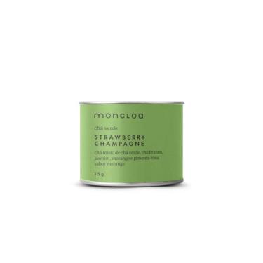 Imagem de Chá Verde Strawberry Champagne Mini Lata 15g - Moncloa