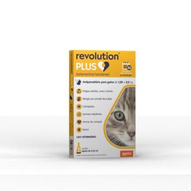 Imagem de Antipulgas Revolution Plus Zoetis C/1 Pipeta 1,25 A 2,5Kg