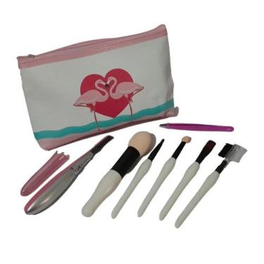 Imagem de Kit Necessaire com Pinceis e Acessórios de Maquiagem - nº2 - KOPECK