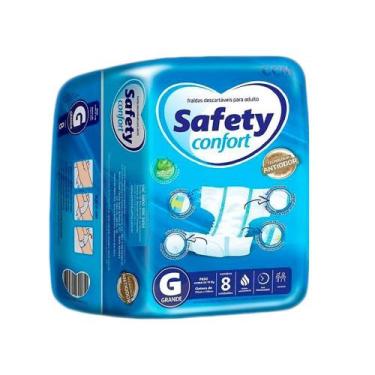 Imagem de Fralda Geriátrica Safety Confort Tamanho G 8 Unidades