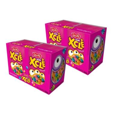 Imagem de Chiclete Mini Xclé Tutti Frutti C/ 24u - 2 caixas