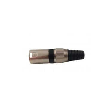 Imagem de Kit 10 plugs conector xlr canon macho/femea microfone - Sem Marca