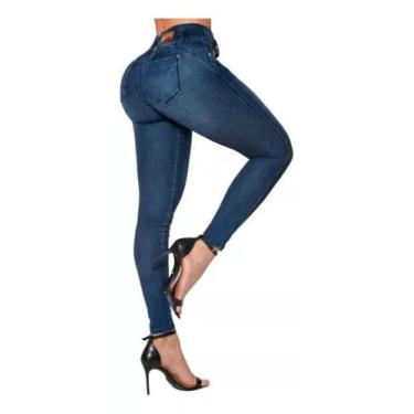 Imagem de Calça Jeans Skinny Pit Bull Jeans 61719, Azul escuro, 42