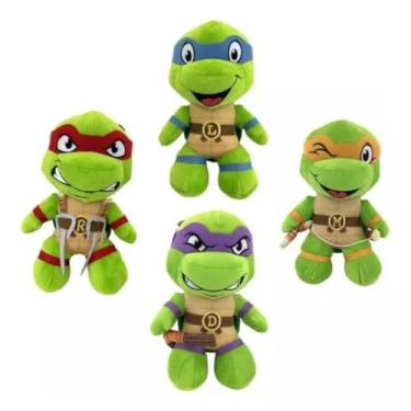 Imagem de Pelúcia Tartaruga Ninja Variadas  Antialérgica Candide, DONATELLO