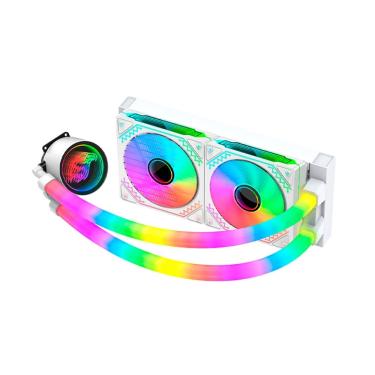 Imagem de Water Cooler Branco K-Mex Wac-D Bifrost C/ Led Argb