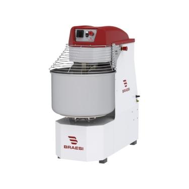 Imagem de Amassadeira Espiral Industrial 60kg Aes-60-1 G3 B18447 2 Velocidades Trifásico 380V Braesi