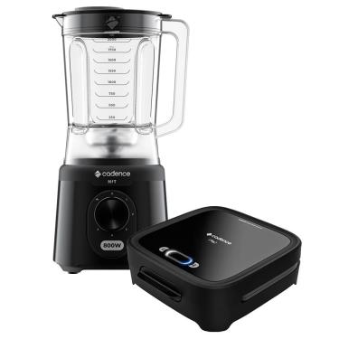 Imagem de Kit Sanduicheira e Liquidificador Click Hit 110V para Cozinha Doméstica 2,5L Cadence