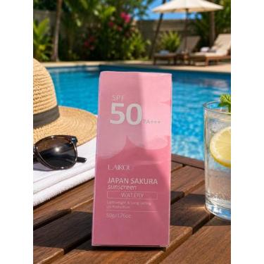 Imagem de LAIKOU Japão Sakura Protetor Solar Facial Fps50 PA++ Proteção Contra R
