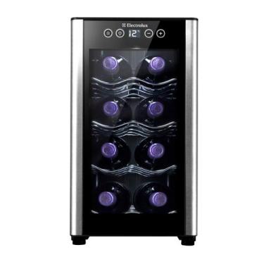 Imagem de Adega de Vinho Climatizada Electrolux 8 garrafas Uma Porta Acabamento 