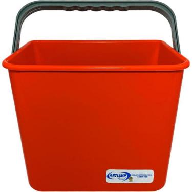 Imagem de Balde com Alça 4 Litros Vermelho - Artlimp