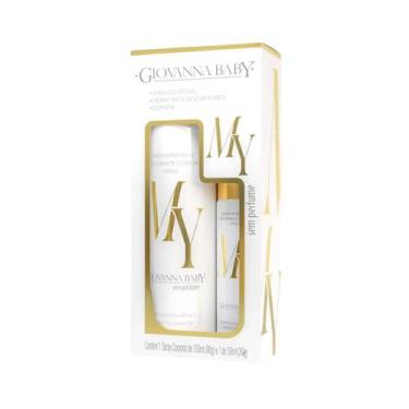 Imagem de Kit Giovanna Baby Spray Desodorante Corporal 150ml + 50ml Sem Perfume 