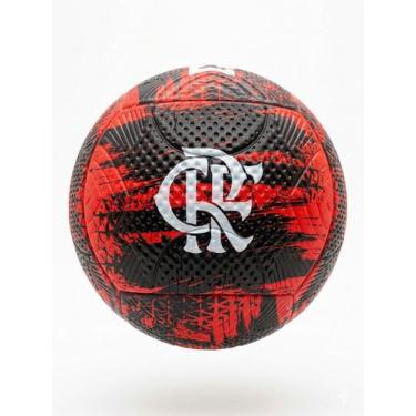 Imagem de Bola de Futebol Flamengo 05 Vermelho/Preto - Dualt