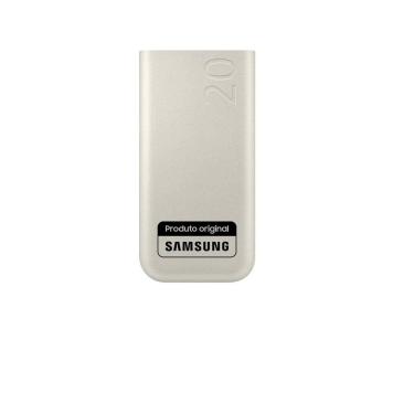 Imagem de Bateria Carregador Samsung  Portátil 20000mAh Super Rápida 45W 3x USB-C-  Bege