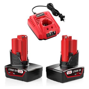 Imagem de Kit de bateria e carregador Energup 12V 6.5Ah para Milwaukee M12