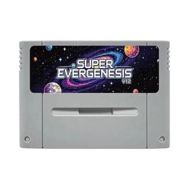 Imagem de Cartão TF De 8GB Super EVERGENESIS V12 3000 Em 1 Para Console SFC De 1