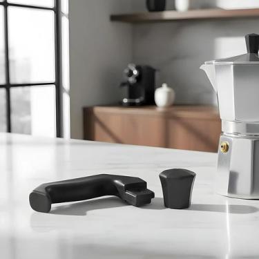 Imagem de Jogo de Alça e Puxador para Cafeteira Italiana 9 e 12 Xícaras - Kehome
