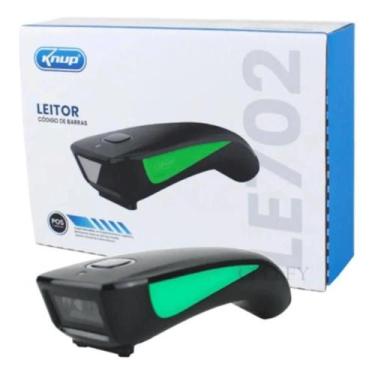 Imagem de Leitor de codigo de barras 1d sem fio 2.4ghz usb knup kp-le702