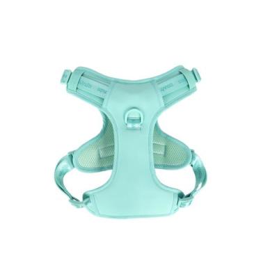Imagem de Colete Pet Médio em Poliéster Ajustável Bubble Up4you, Verde, M