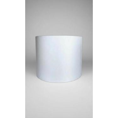Imagem de Cúpula para Abajur Cilindro 25cm x 20cm Branco - Congratulations Store