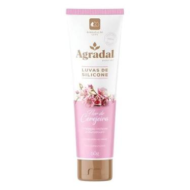 Imagem de Agradal Creme Mãos Luvas De Silicone Flor De Cerejeira 60g