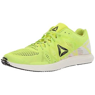 Imagem de Reebok Sapato unissex adulto Floatride Run Fast Pro, Limão/branco/vermelho neon/preto, 9