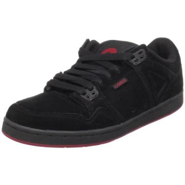 Imagem de Osiris Sapato masculino Caswell C4 Skate, Preto/vermelho, 7.5